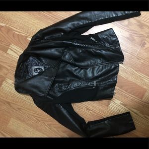 Leather jacket by g by guess